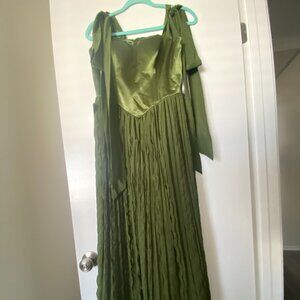 Azazie Green Bridesmaid Dress
